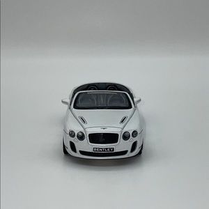 Bentley Continental GT Convertible Ice White Model Car by Top Speed